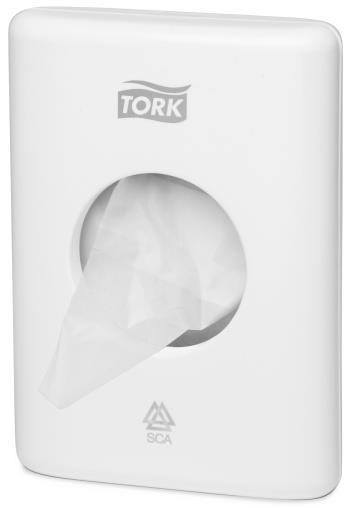 122974 Tork 566000 Holder TORK hygieneposer B5 hvit 